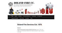 Desktop Screenshot of bolandfire.co.za