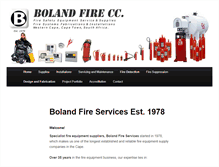 Tablet Screenshot of bolandfire.co.za
